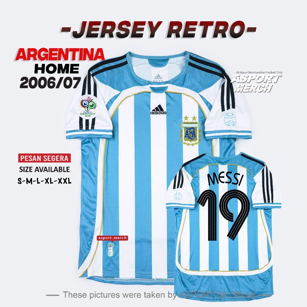 ASPORT ARGENTINA RETRO HOME 2006 RETRO ARGENTINA HOME 06