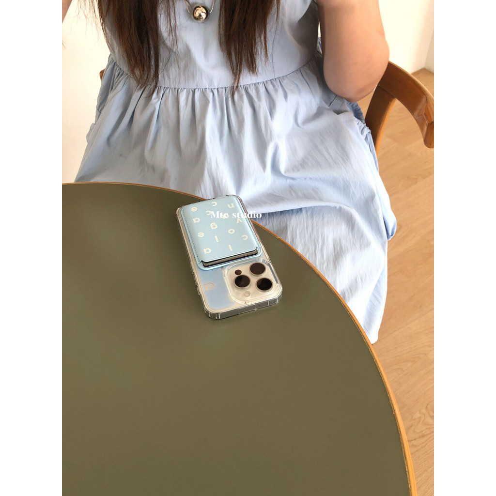 สไตล์เกาหลีสไตล์อินฤดูร้อนNiche Simpleภาษาอังกฤษแม่เหล็กผู้ถือบัตรสไตล์เกาหลีเหมาะสําหรับ16pro Apple 16ProMaxเคสโทรศัพท์iPhone16รวมทุกอย่าง14สไตล์ใหม่14Promaxป้องกันกรณี13หญิงIphone12กรณีIphone11เคส - รูปที่ 5