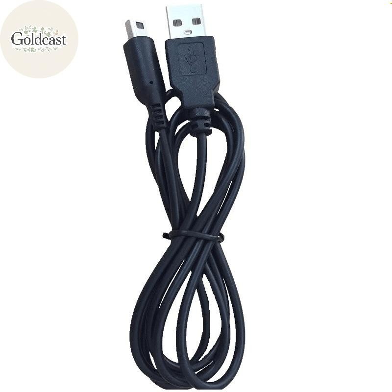GOLD 3DS USB Charger สายชาร์จสําหรับ Nintendo ใหม่ 3DS XL/ใหม่ 3DS/ 3DS XL/ 3DS/ ใหม่ 2DS XL/ใหม่ 2D