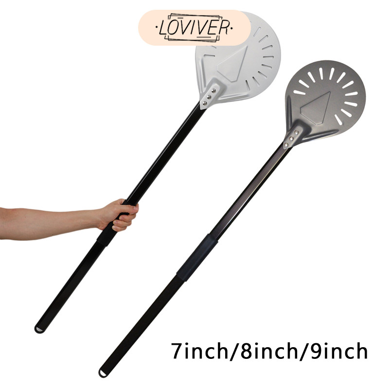 Anodized อลูมิเนียมอัลลอยด์เปลี่ยนพิซซ่า Peel Pastry Pizza Shovel Professional