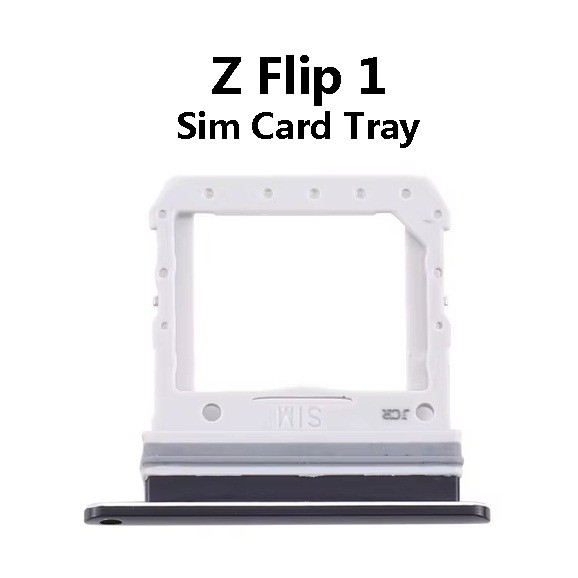 สําหรับ Samsung Galaxy Z Flip 1 / Z Flip1 ( SM-F700, F700F ) ซิมการ์ดผู้ถือถาด SimCard Slot สําหรับเ