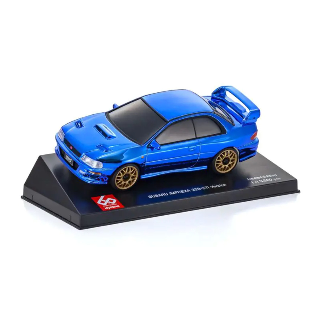 KYOSHO (Rare item) ASC SUBARU Impreza 22B-STi Version Chrome Blue Kyosho 60th Anniversary เฉพาะบอดี้