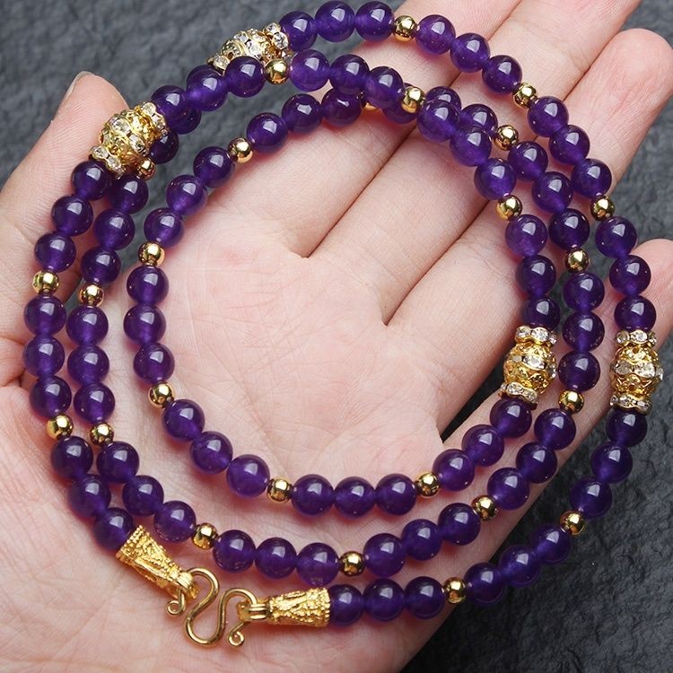 Thailand Amulet Chain Dedicated Amulet Chain Pink Opal Coconut Shell Female A