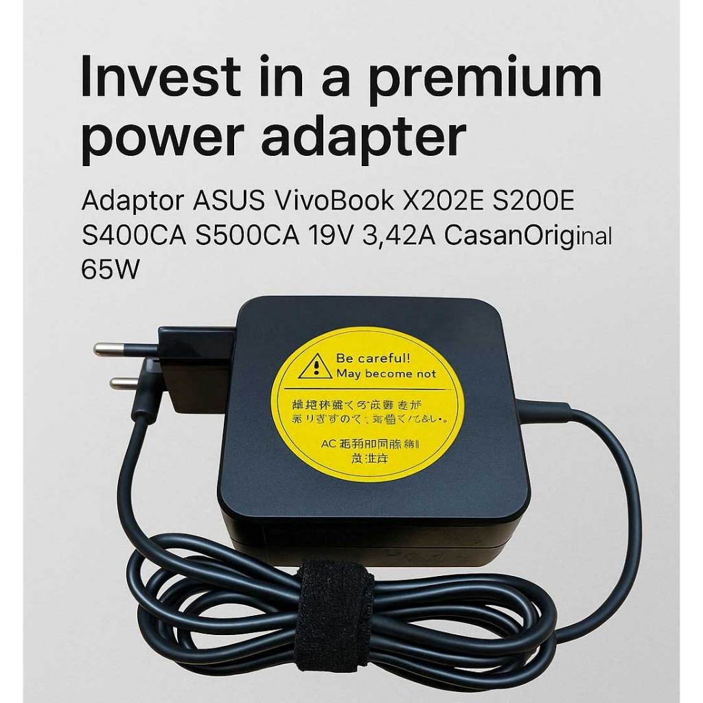 ASUS VivoBook X202E S200E S400CA S500CA 4.0*1.35mm 3.42A 65W Original รับประกัน 3 เดือน