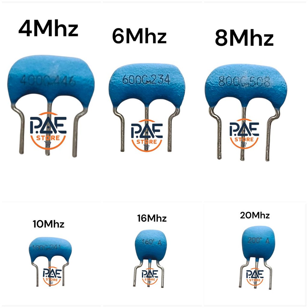 #คริสตัลออสซิลเลเตอร์ CSTLS8M00G53-B0 4M 6M 8M 10M 16M 20MHZ DIP-3 ขา 5ชิ้น/แพ็ค