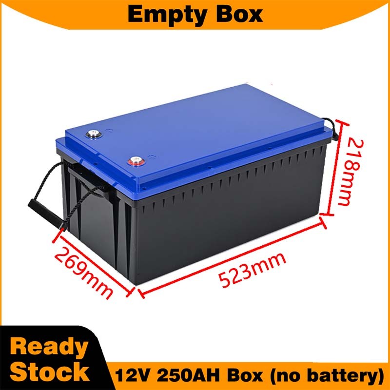 12โวลต์ 250อา กรณีแบตเตอรี่32650กล่องแบตเตอรี่เปล่าพร้อมที่จับ32650ผู้ถือสําหรับระบบพลังงานแสงอาทิตย