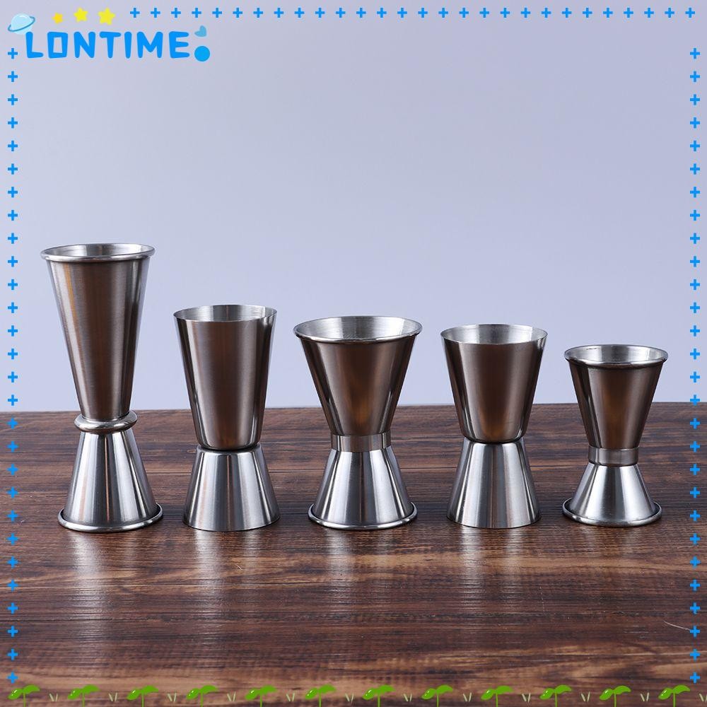 LONTIME ถ้วยตวง Dual Shot Home & Living แก้วสแตนเลสค็อกเทล