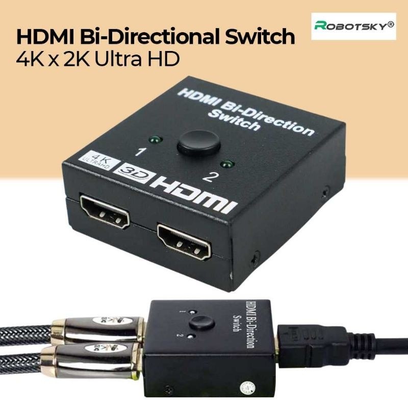 ROBOTSKY HDMI Bi-Directional 2x1 Switch 3D V1.4 - ACDG0
