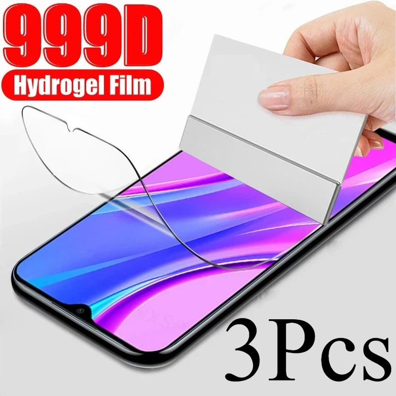 3PCS HD Hydrogel ฟิล์มป้องกันหน้าจอสําหรับ Moto Edge 20 30 40 50 Fusion Lite Pro Ultra Neo UW ป้องกั