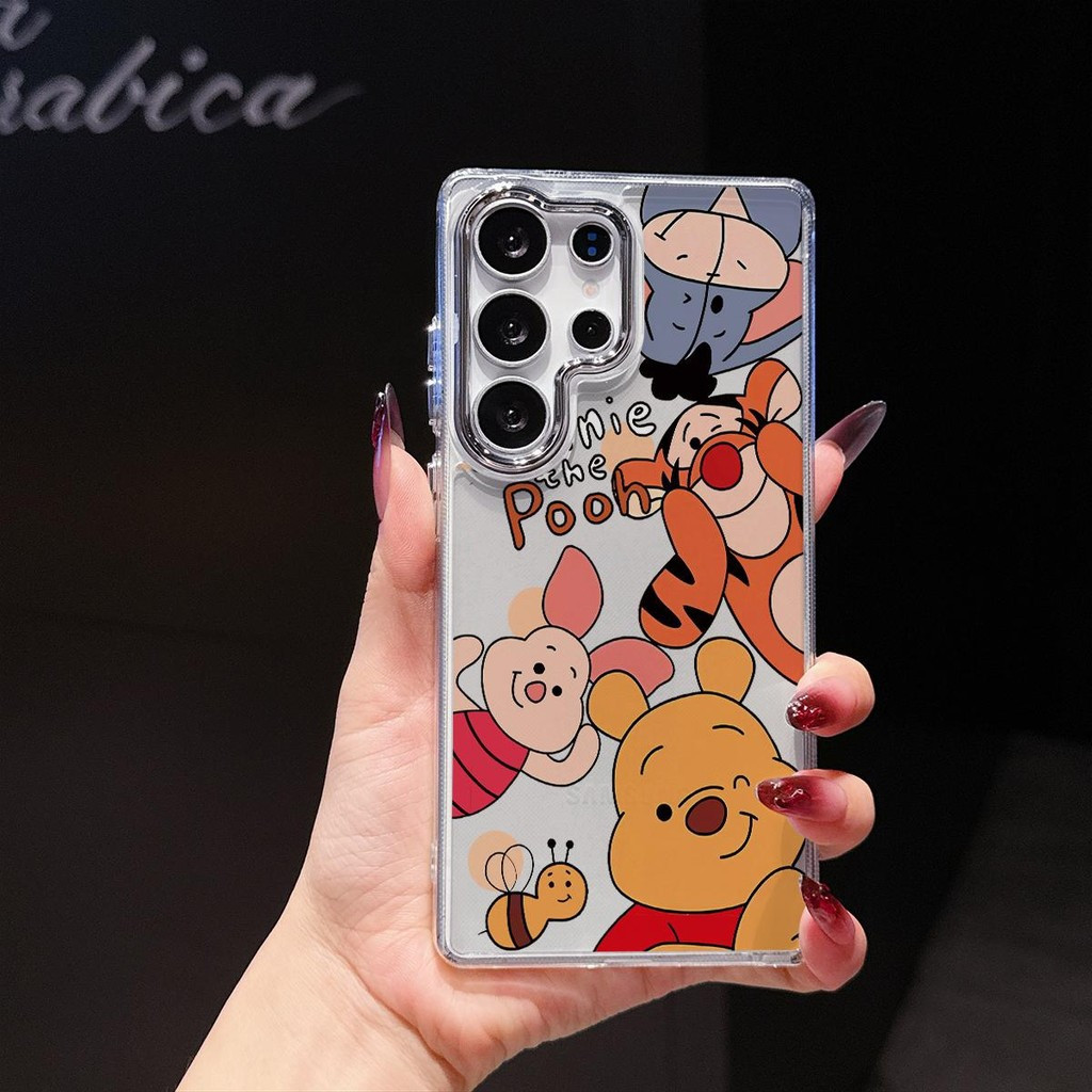 เคสโทรศัพท์การ์ตูน Tiggo ดีไซน์รูปหน้า วัสดุโลหะใส สําหรับ OPPO F29PRO A74 F29 A58 A59 A60 A7 A98 F9