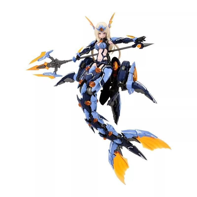 Nuclear Energy Matrix War ในป่า Mermaid Abyss นักร้องสาวเครื่องประกอบของเล่นตุ๊กตา