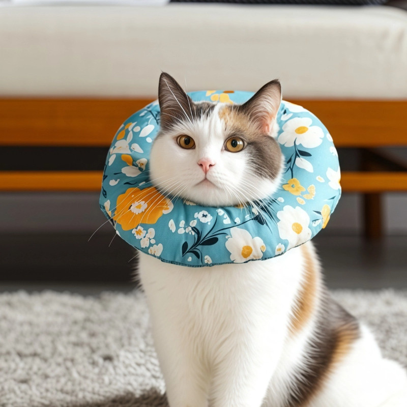 กันน้ํา Pet E Collar Soft Recovery Cone สําหรับแมวสุนัขหลังการผ่าตัด