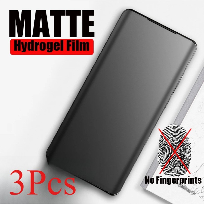 3PCS Full Cover HD และ Matte Hydrogel ฟิล์มสําหรับ LG G8X K22 K40S K31S K50 K50S K62 Q52 K52 5SA Thi