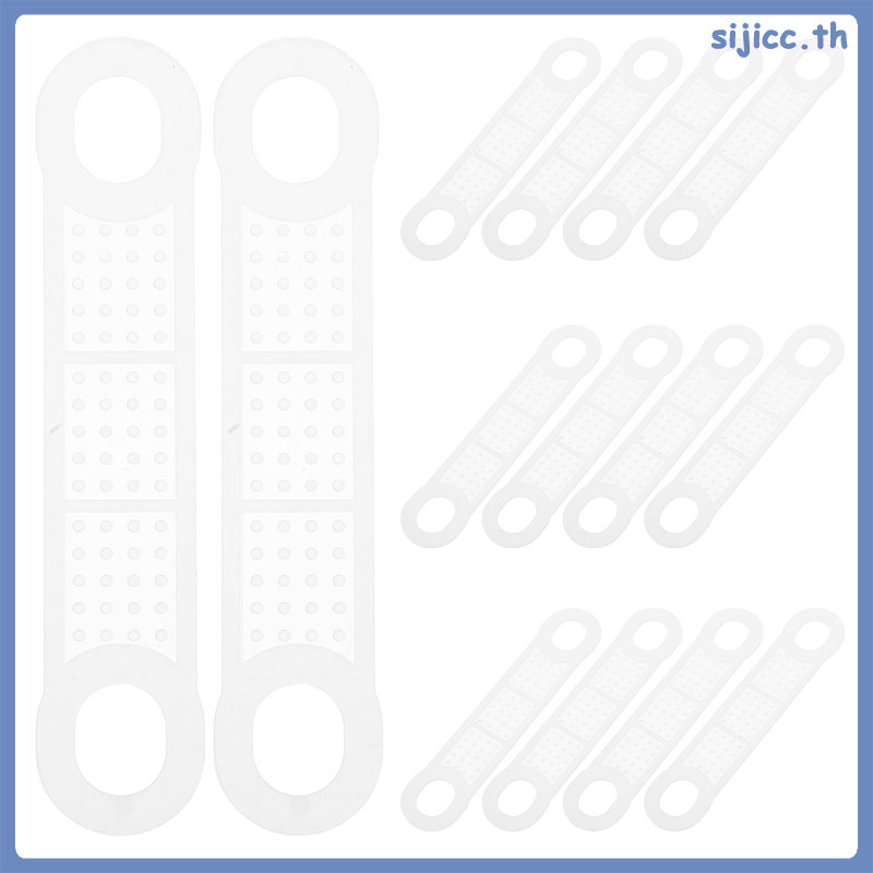 100pcs Coat Hanger Shoulder Pads Wide Clothing Hanger Shoulder Pads Plastic