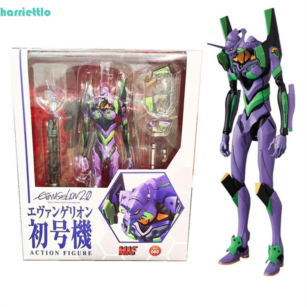 HARRIETTLO Evangelion Figure, NEON GENESIS MAF080v EVA 01 Action Figurine, ของขวัญวันเกิด PVC No.1|เครื่องประดับของเล่นโมเดล Evangelion 19 ซม.