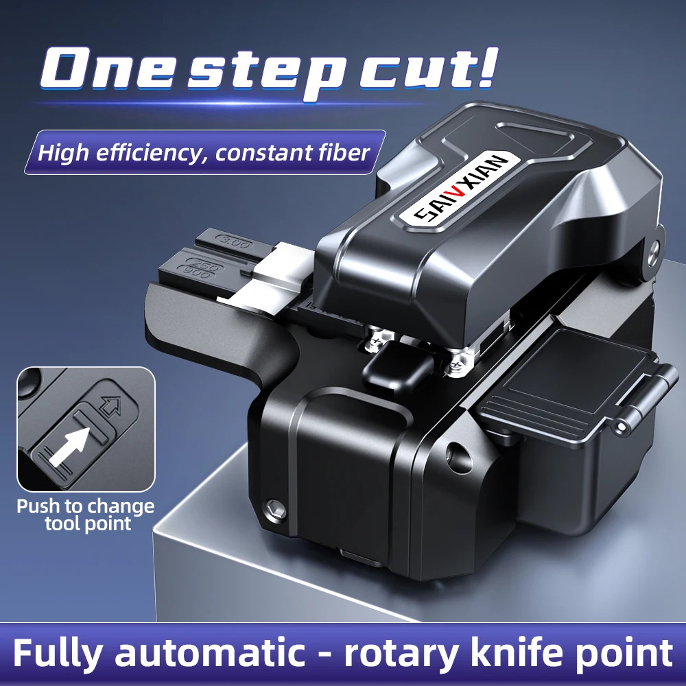 Metas M9 one-step อัตโนมัติความแม่นยําสูง Fiber Optic Cleaver Optical Fiber Fusion Splicer มีดตัด