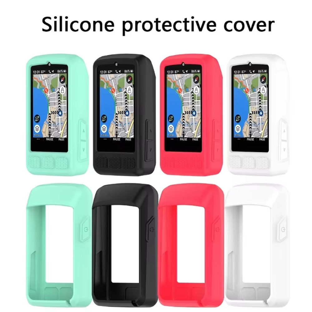 เคสซิลิโคนเข้ากันได้สําหรับ Wahoo Elemnt ROAM 3/ROAM v3 ขี่จักรยาน/จักรยาน, ฝาครอบป้องกันผิวป้องกันก