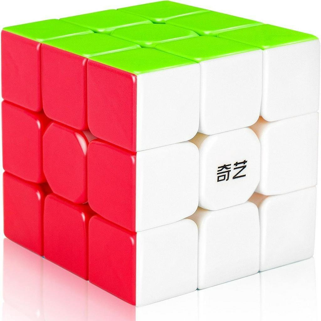 QY คิวบ์ความเร็ว 3x3 ของเล่นนักรบ ไม่มีสติกเกอร์ 3x3x3 คิวบ์มายิกปริศนา Qiyi