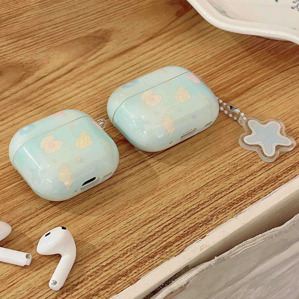 Ocean ปลาดาว Conch ชุดหูฟังสําหรับ AirPods 1 2 3 4 รูปที่ 8