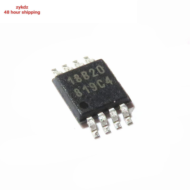 5 ชิ้น DS18B20U MSOP8 DS18B20 18B20 MSOP-8 18B20U SOP DS18B20U + T DS18B20U + TR