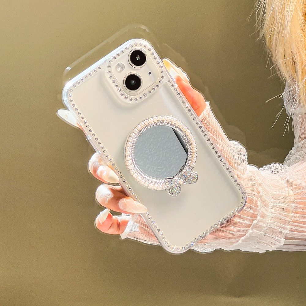 เคสโทรศัพท์ For iPhone 13 11 17 pro max Case iPhone 11 15 16 pro max 14 12 pro max 17 Air เพชร พร้อมเครื่องประดับ