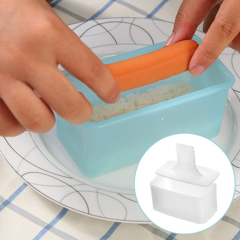 แม่พิมพ์ข้าวซูชิMolderเครื่องทําซูชิกล่องสี่เหลี่ยมเครื่องมือBallทําแม่พิมพ์ตักชั้นP5M8