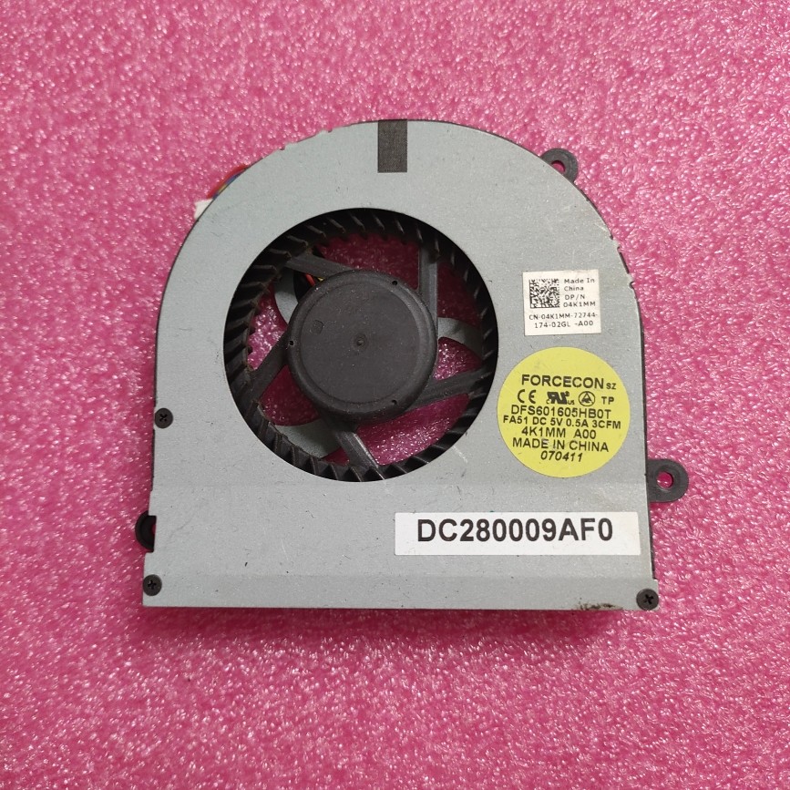 Alienware M17XR M17X R3 พัดลม 04K1MM DFS601605HB0T