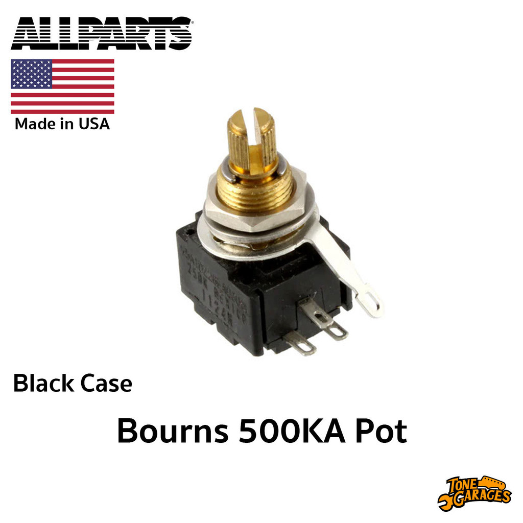 ALLPARTS Bourns 500KA Audio Pot Black Case ออดิโอ พ็อต Made in USA