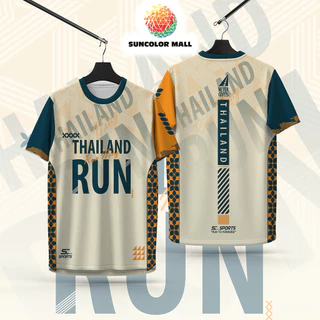 SC Sports เสื้อกีฬา เสื้อพิมพ์ลาย Run02-หลากสี งานจริงสวย สีสด หนา145g นุ่มลื่นใส่สบาย