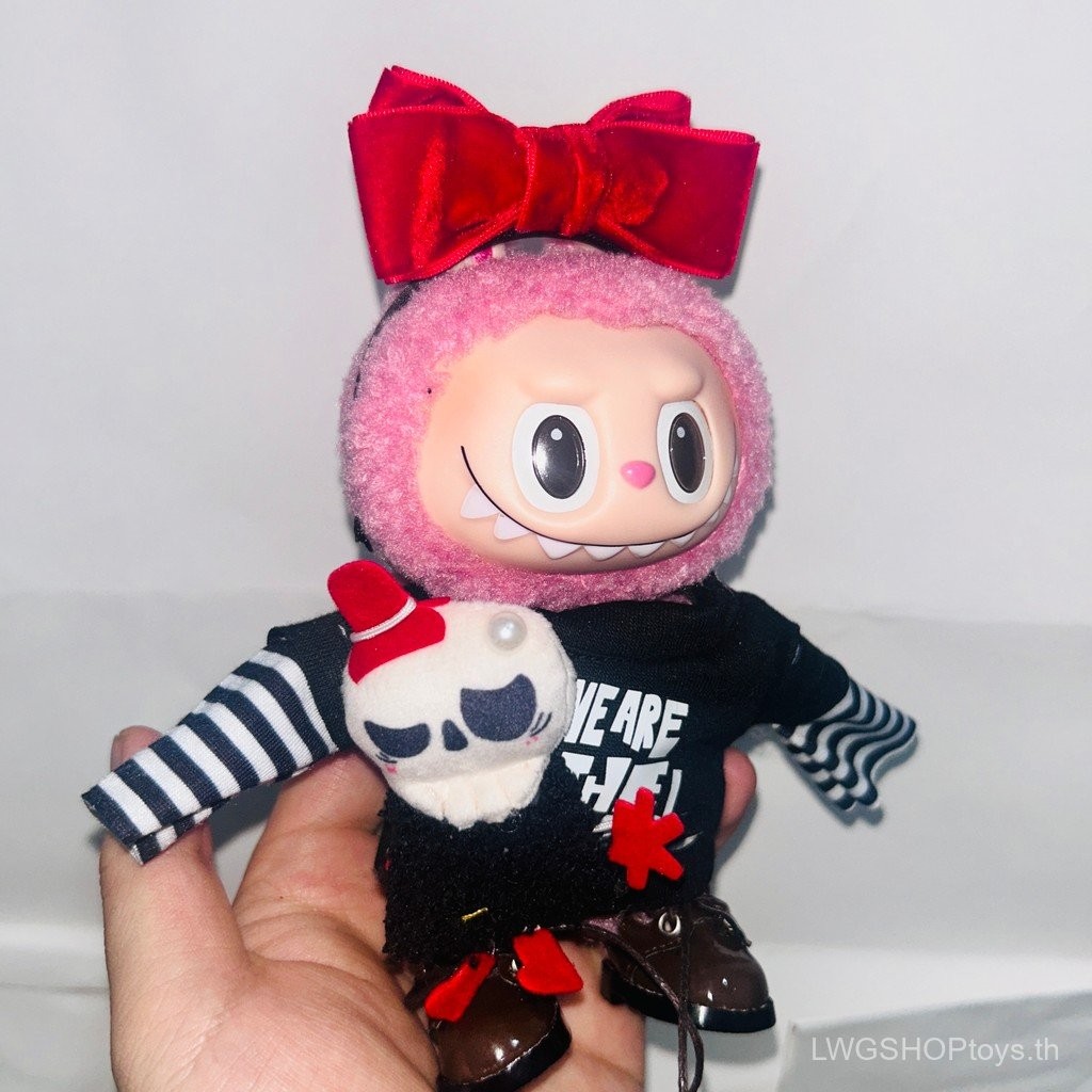 Labubu Catch Me If You like Me Clothes 17cm Doll Clothes Labubu V1 V2 v3 Macaron Front High Energy D