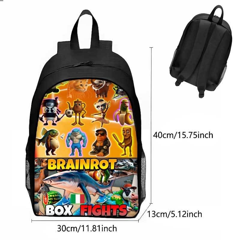 🔥พร้อมส่ง💼กระเป๋าเป้ Sprunki ดีไซน์ลาย Rhythm Box สำหรับเกมเพลง กระเป๋านักเรียนสุดชิค - รูปที่ 2