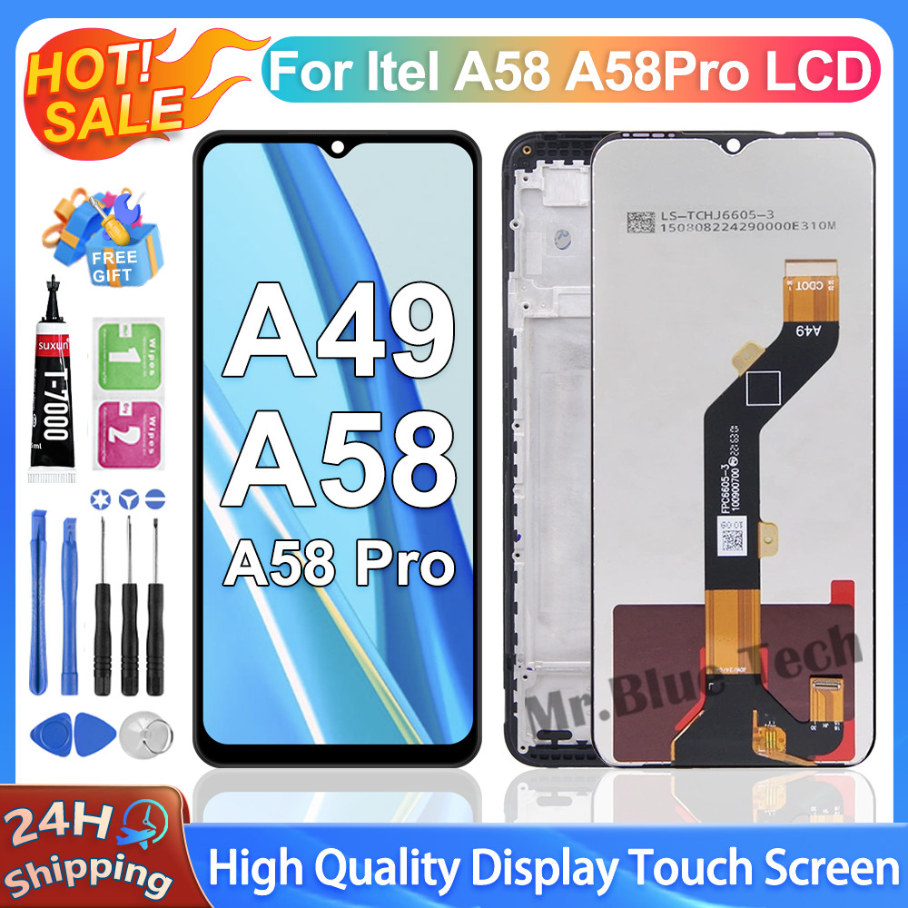 สําหรับ Itel A49 / A58 / A58 Pro LCD Touch Screen Digitizer Assembly Replacement