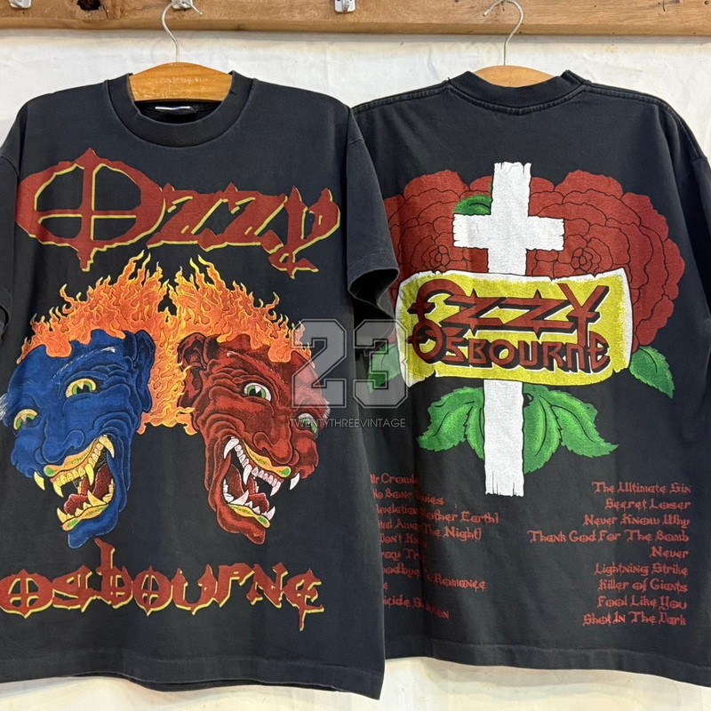 [ 23 ] OZZY OSBORNE BOOTLEG เสื้อวง เสื้อทัวร์