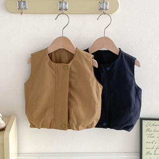 เสื้อกั๊กเด็กสไตล์เกาหลี สำหรับเด็กทารกถึงวัยเรียน เหมาะสำหร…