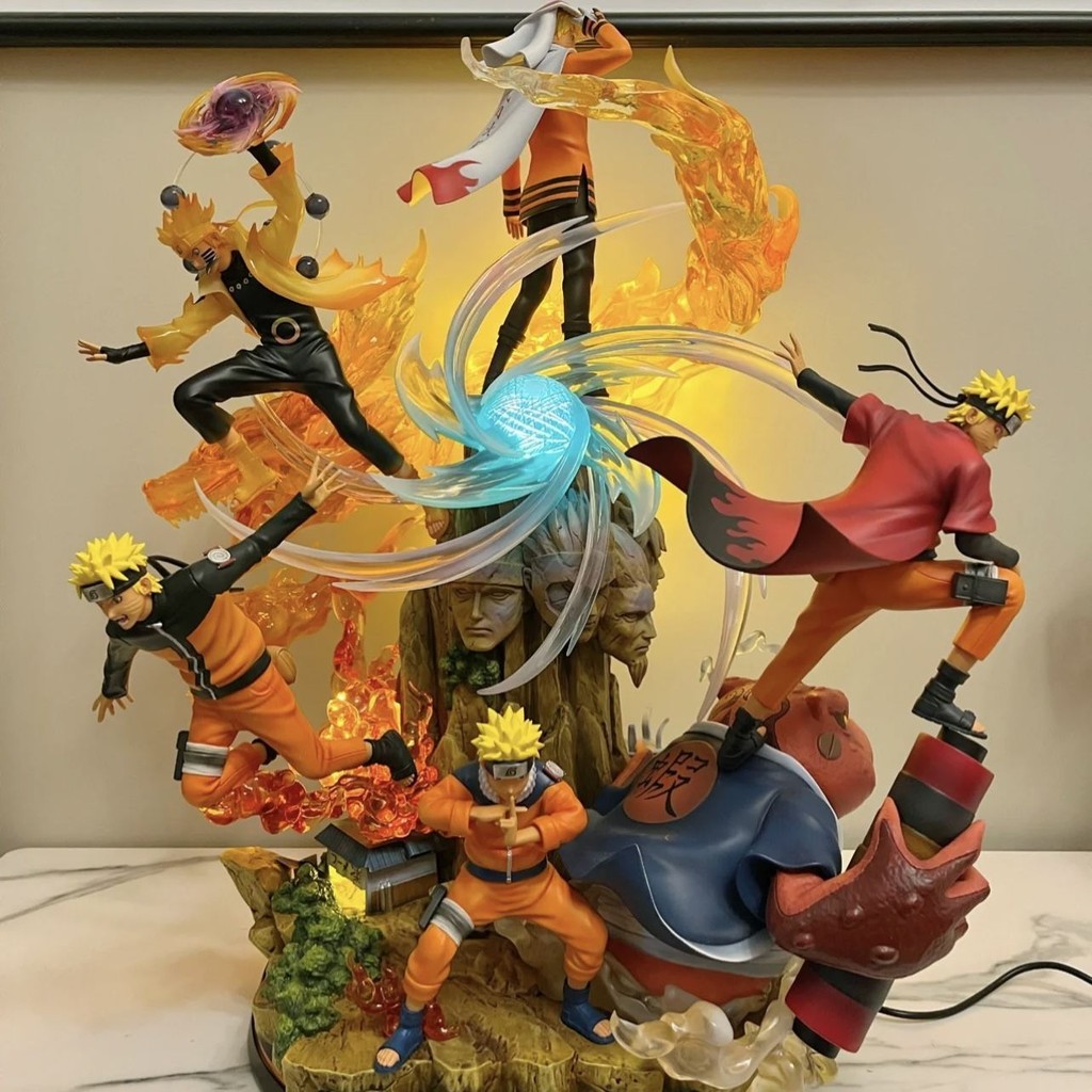 ญี่ปุ่น Hand-Made Shikamaru Jirai Shirokuri Ape Flying Gaara สไตล์สี่รุ่น Naruto Uchiha Ichiban Kuji