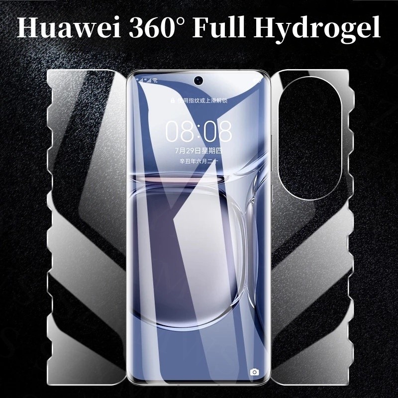 ฝาครอบ Soft Hydrogel ป้องกันหน้าจอฟิล์มสําหรับ Honor X9b X9c X9a 5G 400 300 200 Pro 100 90 80 70 60 50 Huawei P70 P60 P50 P40 Mate 70 50 40 30 Pro Plus Nova 13 11 10 9 โปร