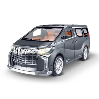 รุ่นรถ Alphard มีเสียง มีไฟ เปิดประตูได้ทุกบาน โมเดลรถยนต์ ของเล่นเด็กผู้ชาย พร้อมส่ง Car รถโมเดลเหล็ก