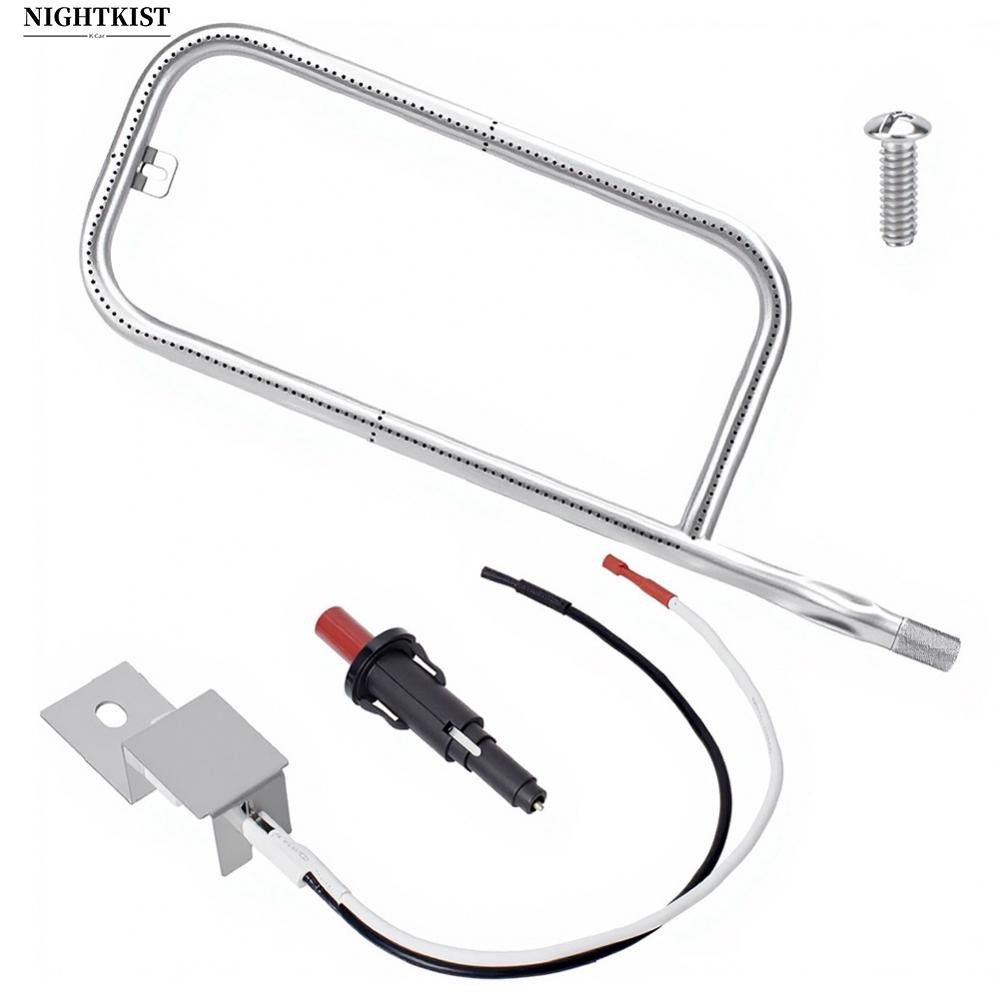 Grill Burner Tube Replacement and Grill Ignitor for Weber Gas Grill Models