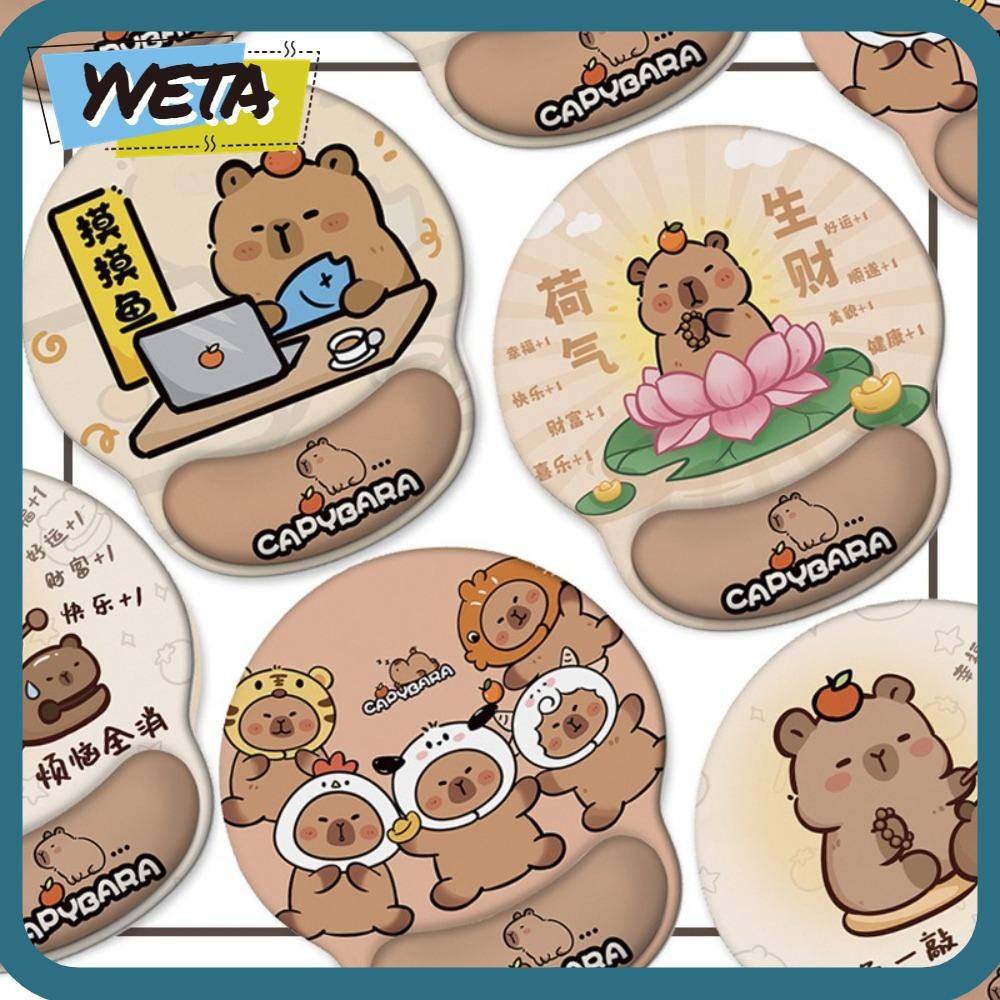 ใช่แล้ว แผ่นรองเมาส์แผ่นรองข้อมือรองรับข้อมือกันลื่นรองข้อมือการ์ตูนที่สะดวกสบาย