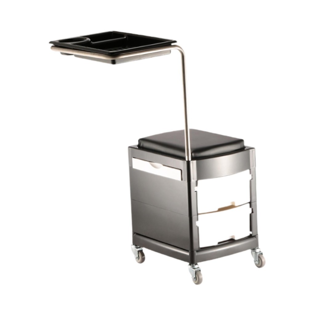 [SzlztmyabTW] Salon Tray Trolley Movable Salon Storage Cart สําหรับ Beauty SPA Hairdressing
