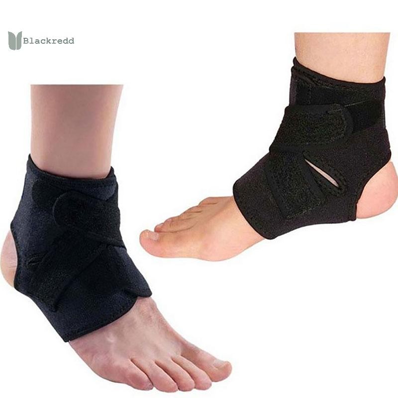 BRED ปรับกีฬาการบีบอัดสายรัดข้อเท้ายืดหยุ่นสนับสนุนแพลงฟิตเนส .