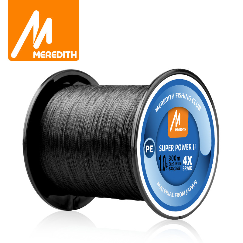 MEREDITH-PE Braided Multifilament Fishing Line for Carp Fishing, 500m, 547yd, 15LB-80LB