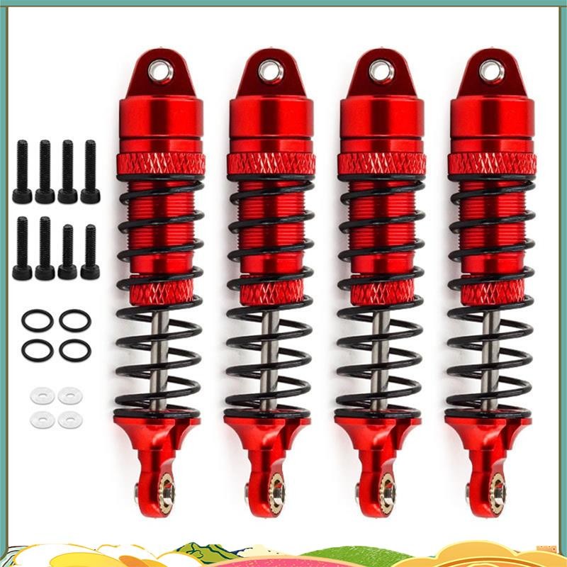 RC รถอัพเกรดด้านหน้าด้านหลัง Shocks Damper Kit สําหรับ 1/18 LaTrax #7665 อุปกรณ์เสริมอัพเกรดรถยนต์ D