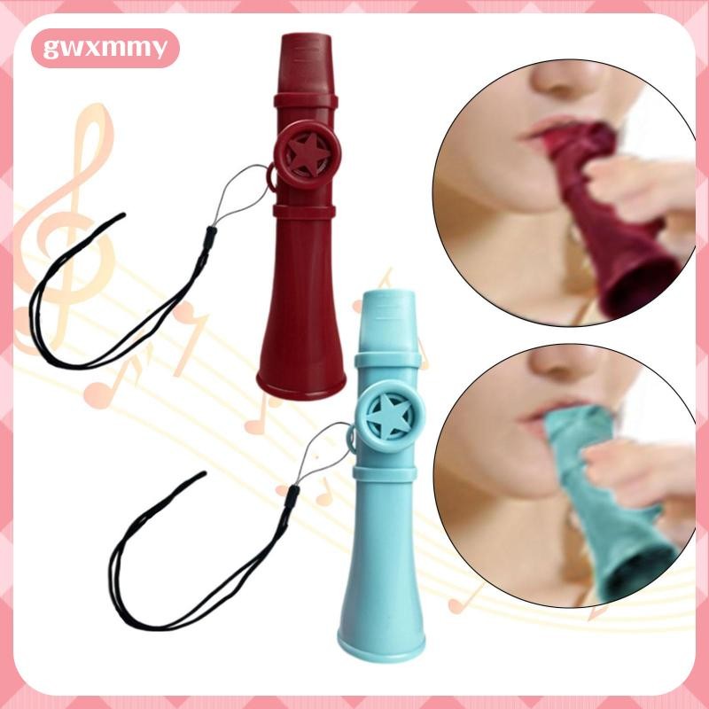 [gwxmmy] Kazoo Flute Kazoos เครื่องดนตรี Kazoo Guitar Adjustable Tone Kazoo