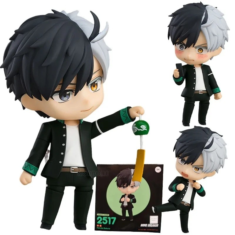 Nendoroid articulado Wind Breaker Sakura Haruka Anime Figure  Suou Hayato/Kaji Ren Action Figure  Toy Gift