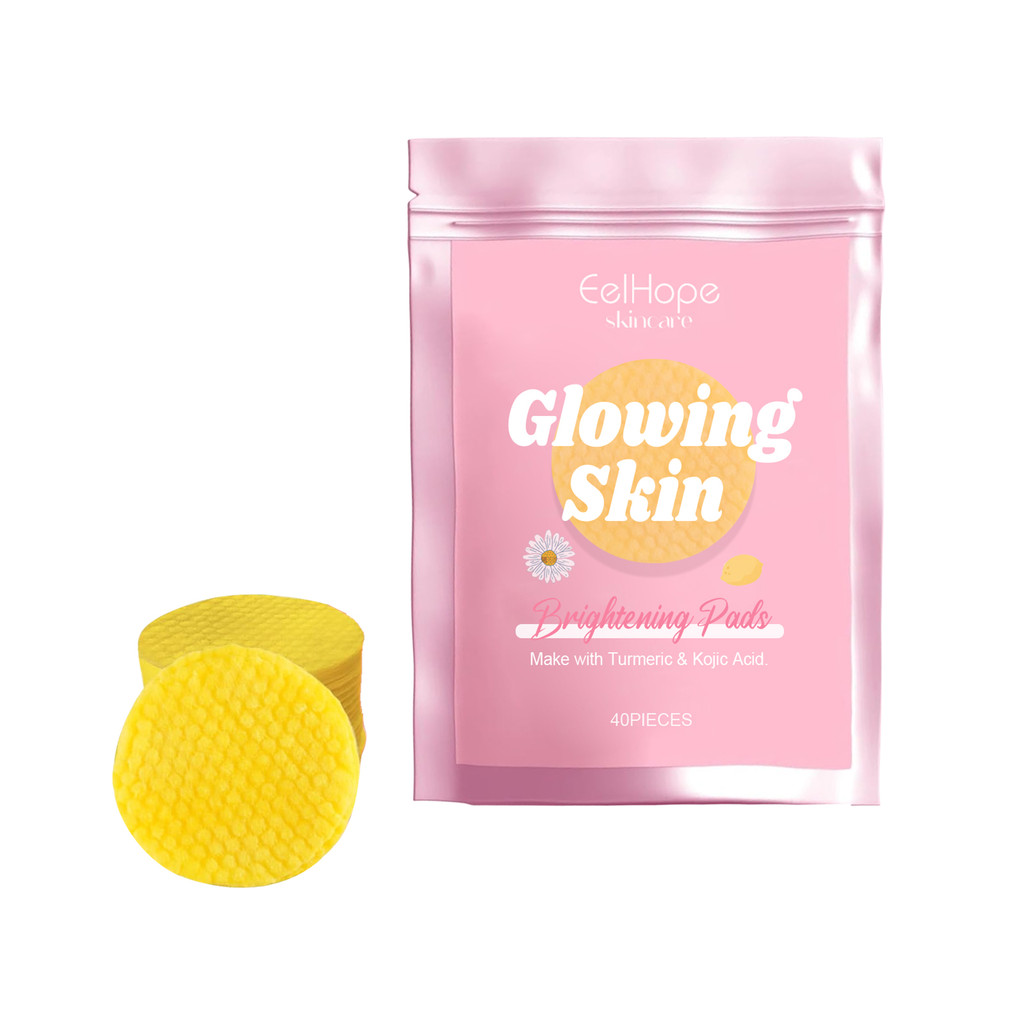 Eelhope ขมิ้น Koji Acid ทําความสะอาดปะเก็นทําความสะอาดอย่างอ่อนโยนรูขุมขนผิวหน้า Moisturizing Refres