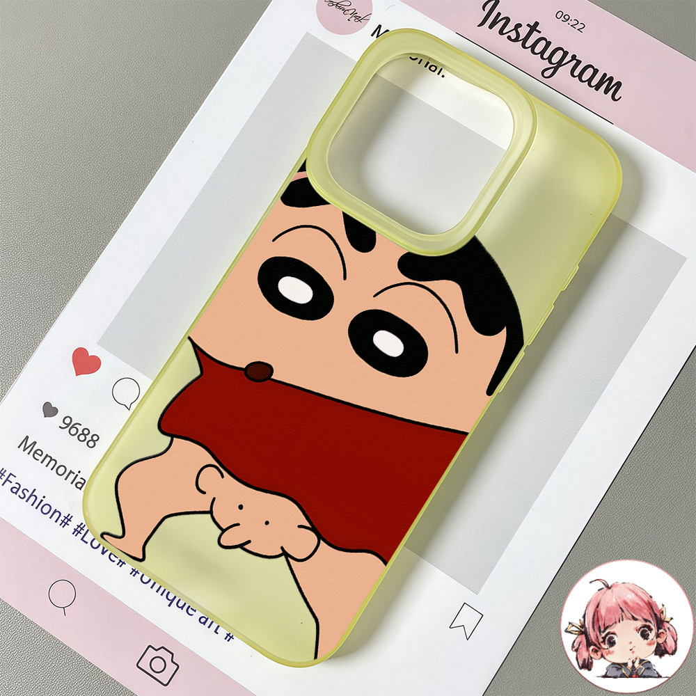 สต๊อกไทย เคสไอโฟน11 การ์ตูนชินชาย รูปตลก เคสใสแบบด้าน For IPhone13 11 12 14 15 16ProMAX 6/7/8PLUS X XR XSMAX เคสมือถือ – โปรปัง