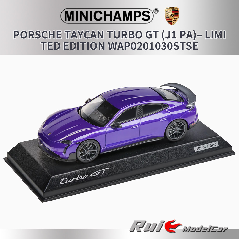 1: 43 Germany Porsche Original Norwell Porsche Taycan Turbo GT Car Model Jewelry