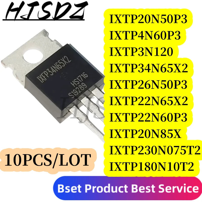 1-5PCS IXFP180N10T2 IXFP20N85X IXFP20N50P3 IXFP22N60P3 IXFP22N65X2 IXFP230N075T2 IXFP26N50P3 IXF3N50