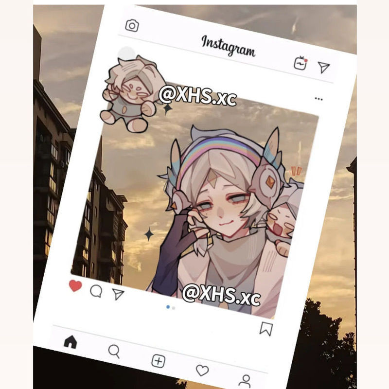 [Bota Shop] Light Meet Animation Merchanical Acrylic Transparent Card Gift HM